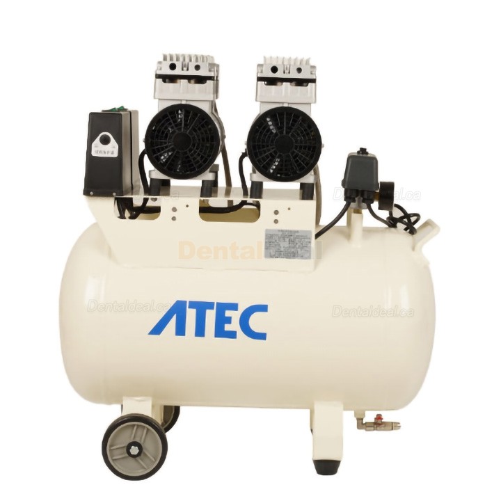 Dynamic AT160-60 1.5KW/2HP Dental Lab Medical Oil-free Air Compressor 50L Tank